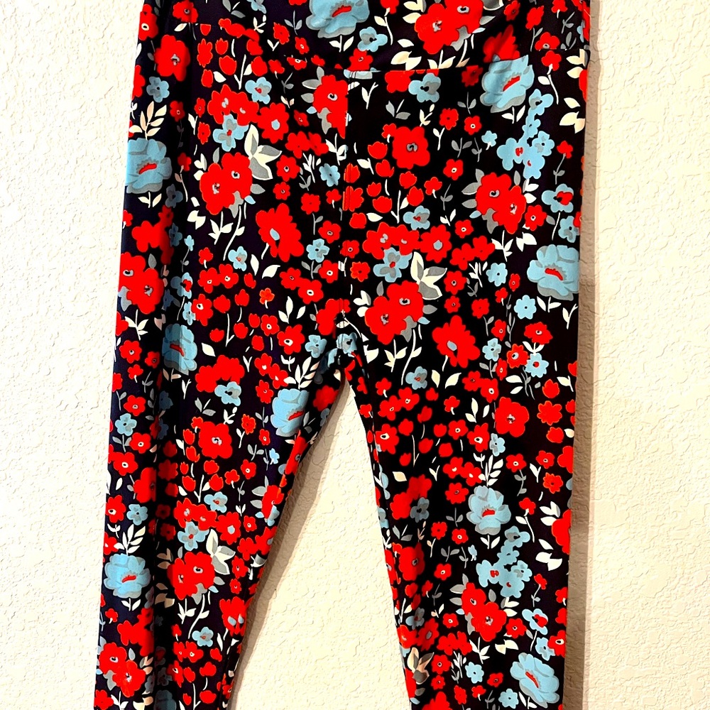 3 Pairs Of Lularoe Leggings Size Os (One Size) Nw… - image 6